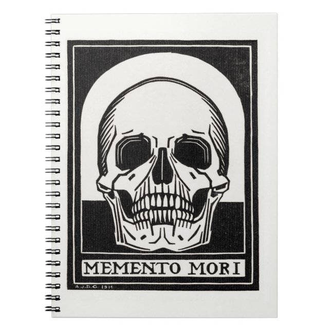 Carnet Memento Mori (Devant)