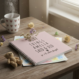 Carnet Memorable Words from Your Kids’ Childhood