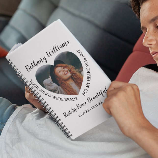 Carnet Mémorial de photos cardiaques personnalisées (Créateur téléchargé)