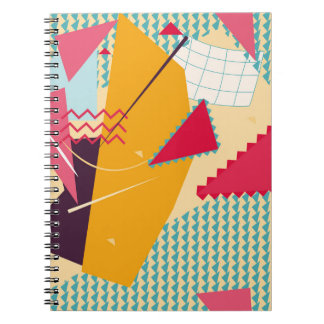 Carnet Memphis Mood : Tendance géométrique rétro