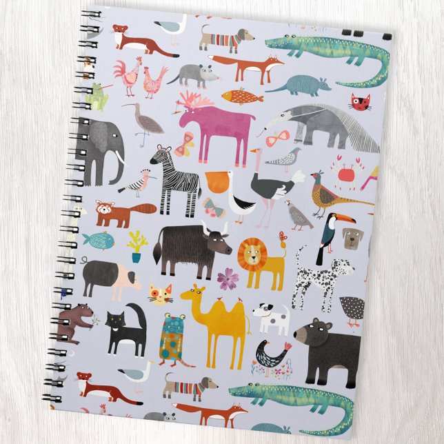 Carnet Ménagerie animale (Animal menagerie notebook)