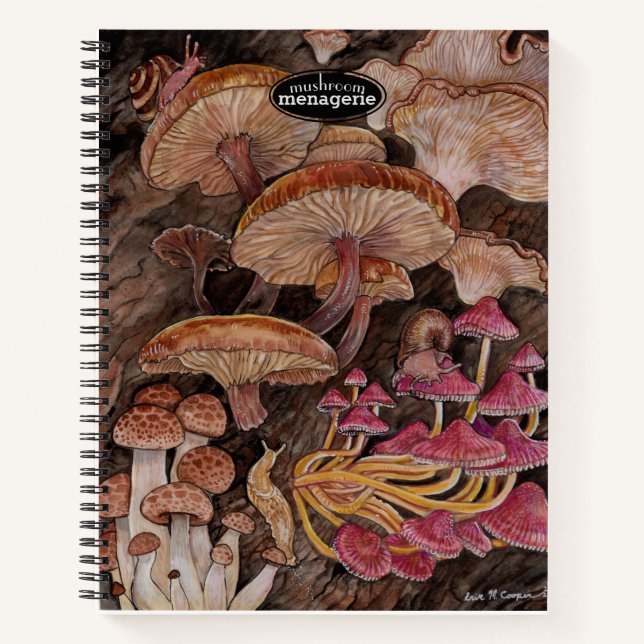 Carnet Ménagerie de champignons (Devant)