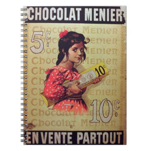 Carnet "Menier Chocolat", en vente partout (lithium de