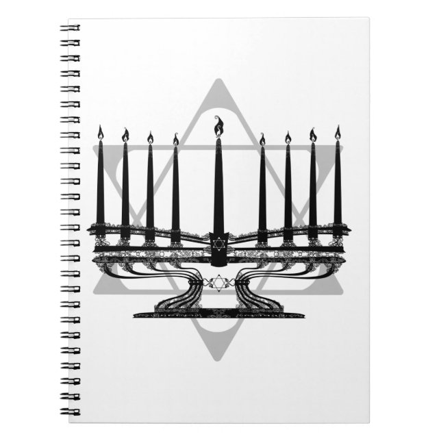 Carnet Menorah et étoile (Devant)