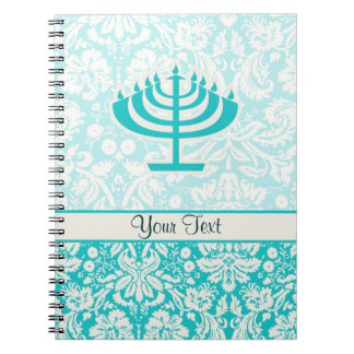 Carnet Menorah turquoise