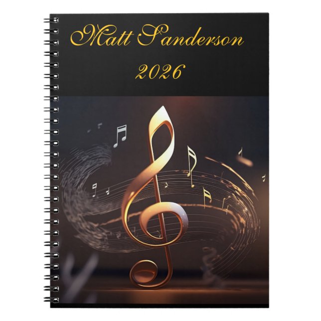 Carnet Men's Personal Spiral Photo Notebook (Devant)