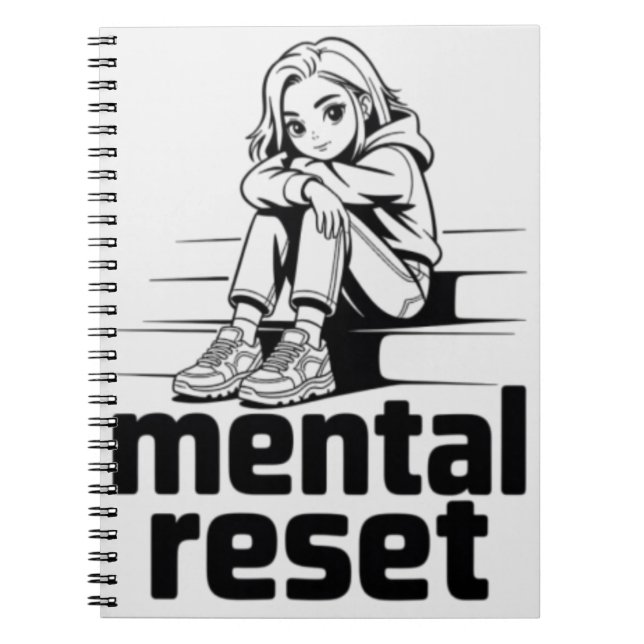 Carnet Mental Reset – Silent Reflection Edition (Devant)