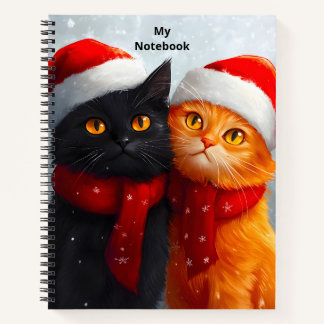 Carnet Meowy Christmas Winter Love