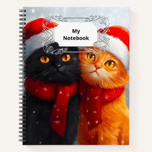 Carnet Meowy Christmas Winter Love