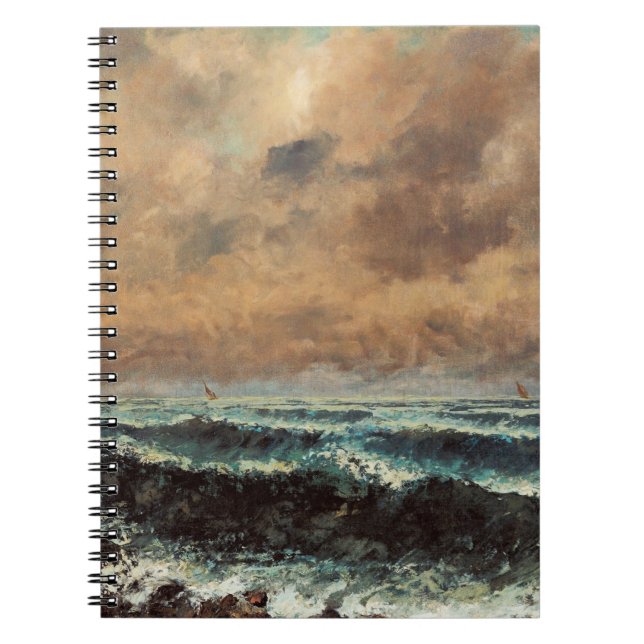 Carnet Mer d'automne - Gustave Courbet (Devant)