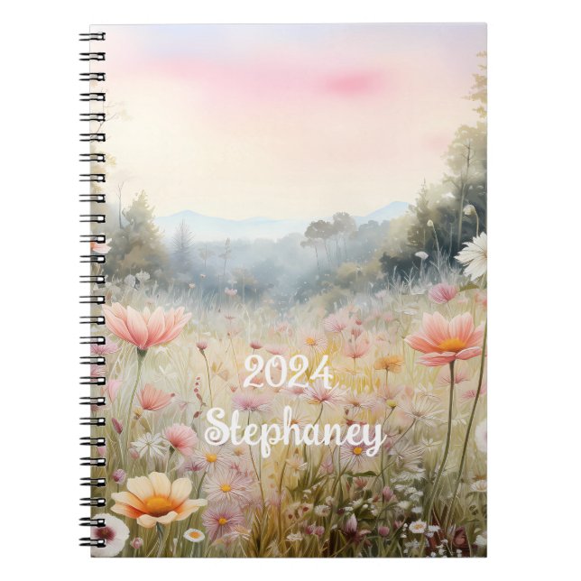 Carnet Mer de printemps coloré (Devant)