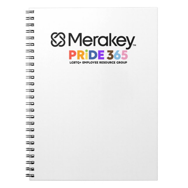 Carnet Merakey PRIDE Spiral Notebook (Devant)