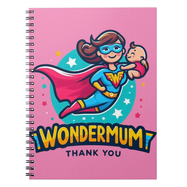 Carnet Merci Mum ! T-shirt (Devant)