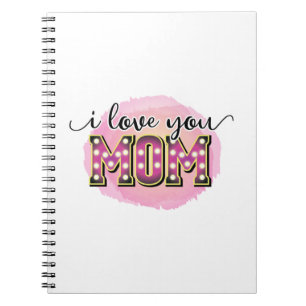 Carnet Mère cadeau Je t'aime Maman