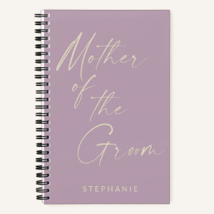 Carnet Mère de la chambre minimaliste Lilac Custom