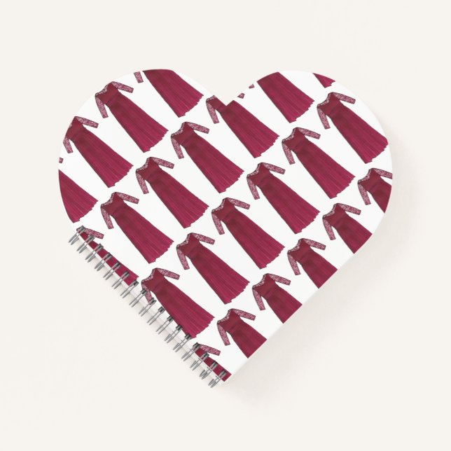 Carnet Mère de la mariée Groom Maroon Mariage Gown Cadeau (Devant)