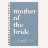 Mère de la mariée Minimaliste moderne Custom Blue