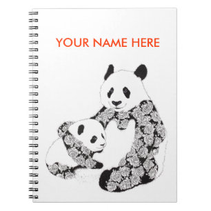 Carnet Mère et bébé CUB de panda
