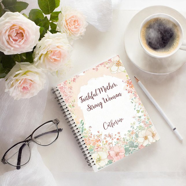 Carnet Mère fidèle, femme forte personnalisée (Créateur téléchargé)