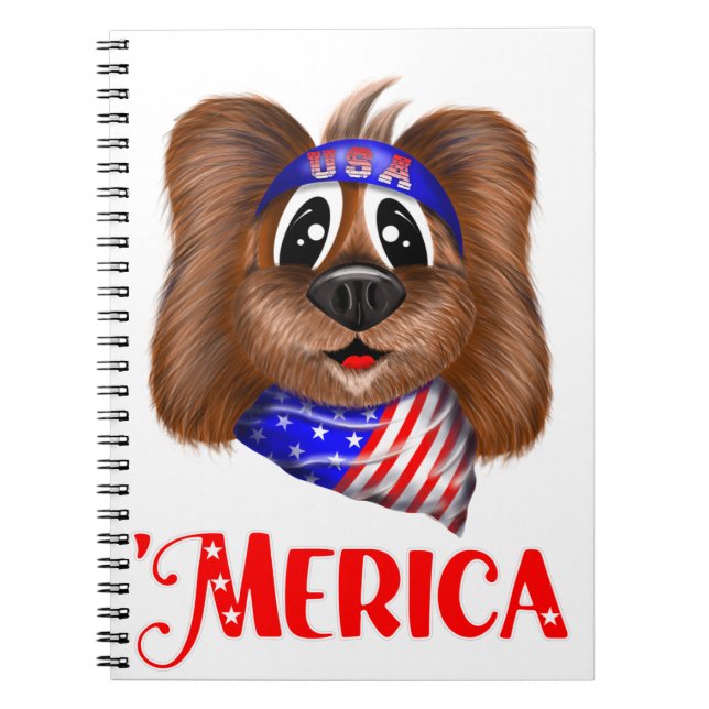 Carnet Merica migre Chien (Devant)