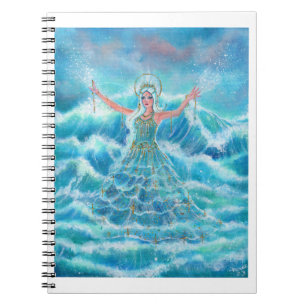 Carnet Mermaid art nymphe marine par Renee Lavoie