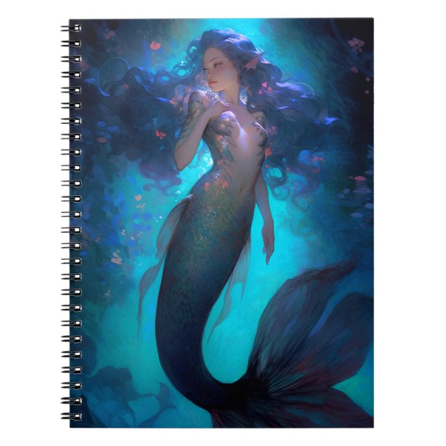Carnet Mermaid Imaginaire Art (Devant)