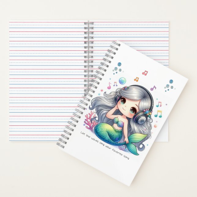 Carnet Mermaid Notebook (À l'intérieur)