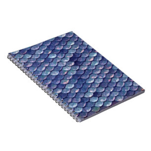Carnet Mermaid Scales Blue note book