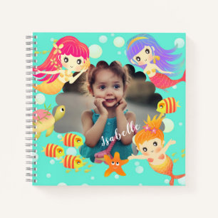 Carnet Mermaids Aqua Photo