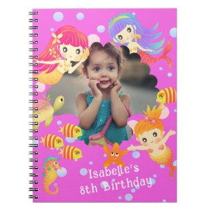 Carnet Mermaids Photo Violet