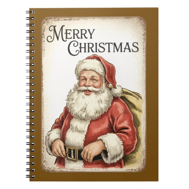 Carnet Merry Christmas Santa Notebook (Devant)