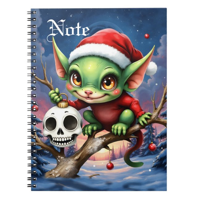 Carnet Merry Mischief – Le Petit Lutin de Noël.  (Devant)