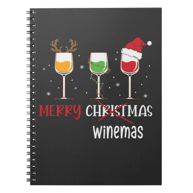 Carnet Merry Winemas (Devant)