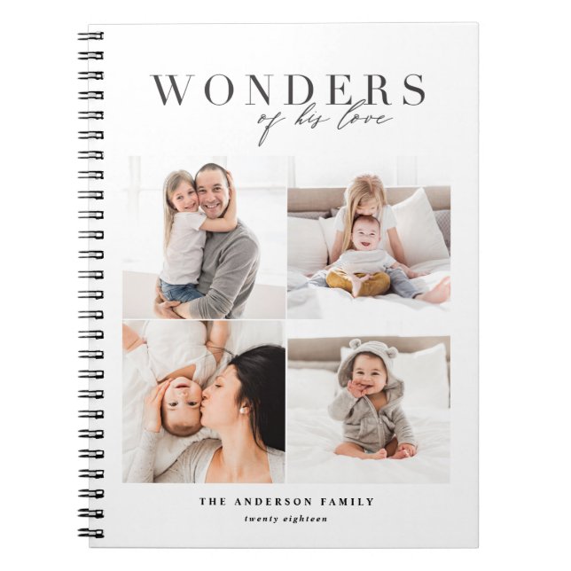 Carnet Merveilles de son amour Noël religieux (Devant)