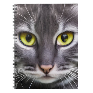 Carnet Merveilleux portrait de chat
