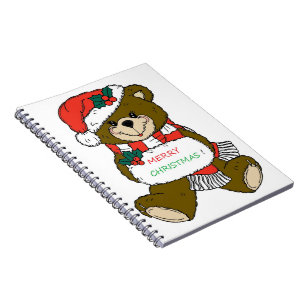 CARNET "MERY NOËL" TEDDDY BEAR