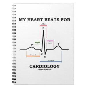 Carnet Mes battements de coeur pour la cardiologie