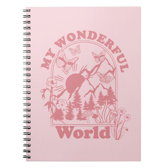Carnet Mes merveilleuses fleurs rétro du monde (Devant)