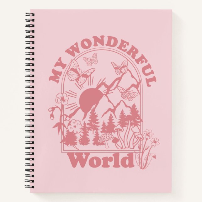 Carnet Mes merveilleuses fleurs rétro du monde (Devant)