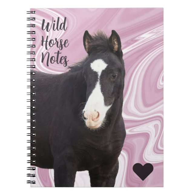 Carnet Mes notes de cheval sauvage (Devant)
