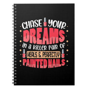Carnet Mes ongles peints de rêves