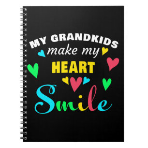 Carnet Mes petits-enfants me font sourire le coeur : Gran
