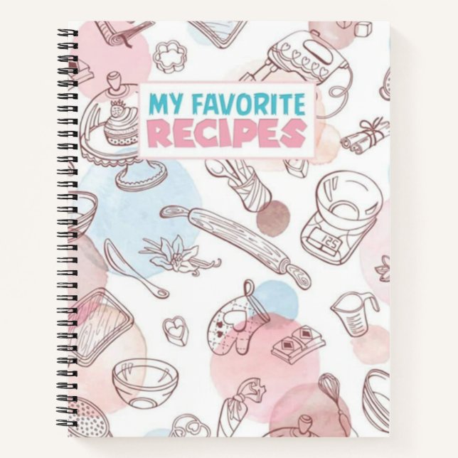 Carnet Mes recettes favorites (Devant)