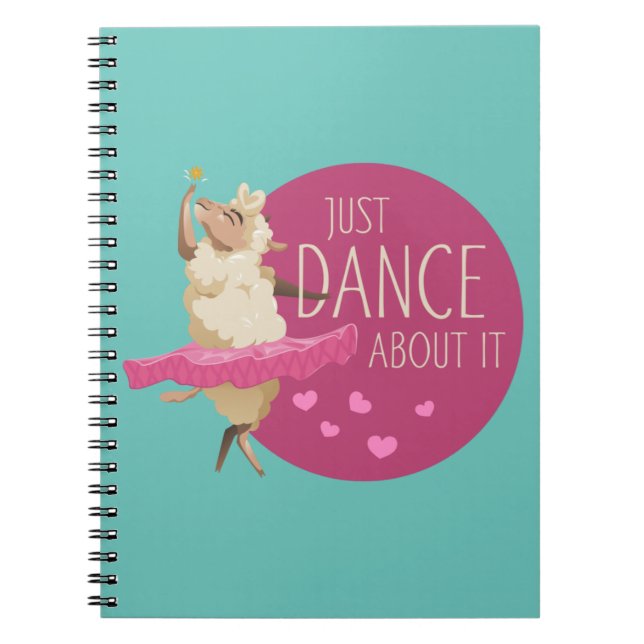 Carnet Message Mouton Drôle - Il suffit de Danser 1 (Devant)