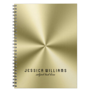 Carnet Méta brillant ; ; Acier inoxydable Faux