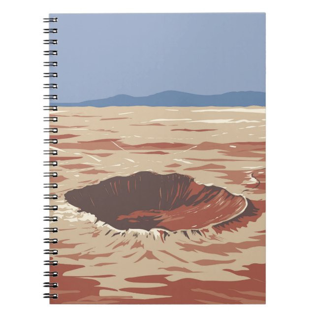Carnet Meteor Crater (Devant)