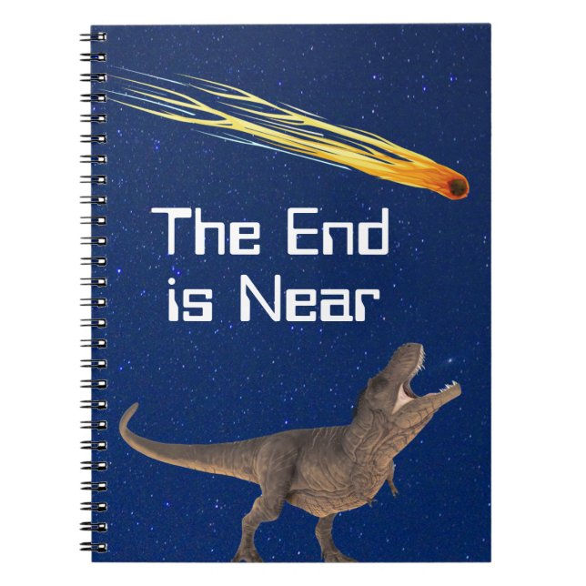 Carnet Meteor Dinosaur End Est Près D'Une Catastrophe (Devant)