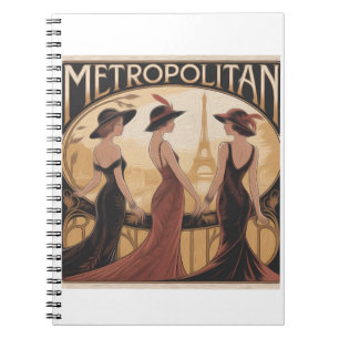 Carnet Metropolitan Art Nouveau
