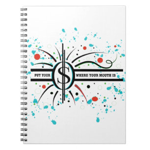 Carnet Mettez votre argent là où votre bouche est CITE