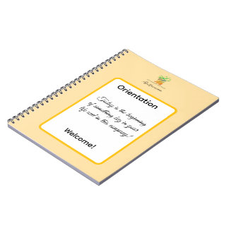 Carnet Mettez votre logo ici Nouvelle orientation des emp